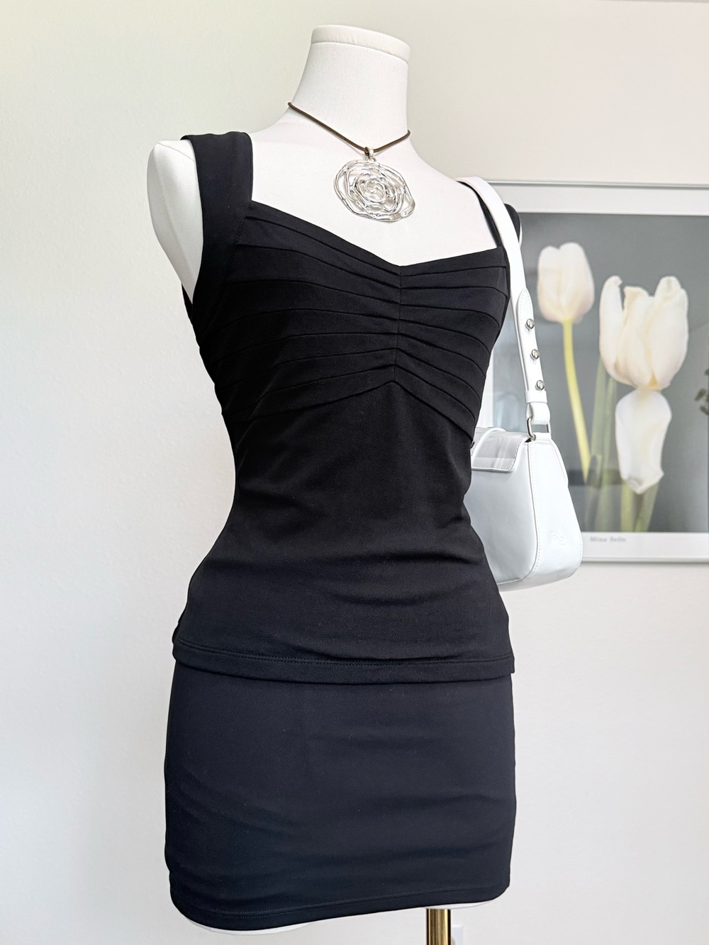 Y2K Classiques Entier Silk Camisole Minimalist Feminine Luxe